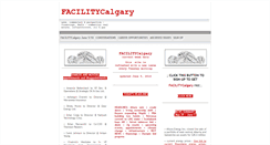 Desktop Screenshot of facilitycalgary.com